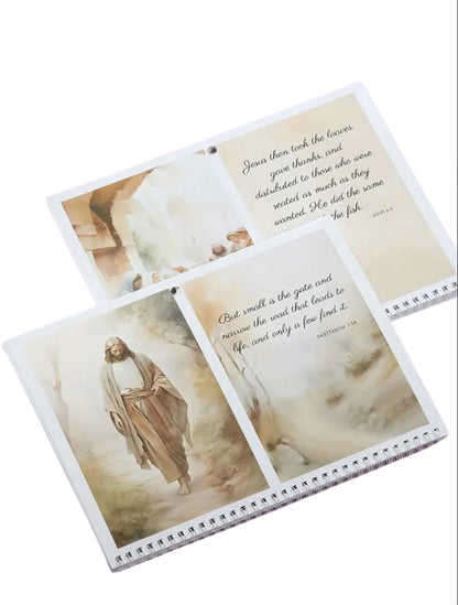 A Year Of Scripture Jesus 2025 Calendar