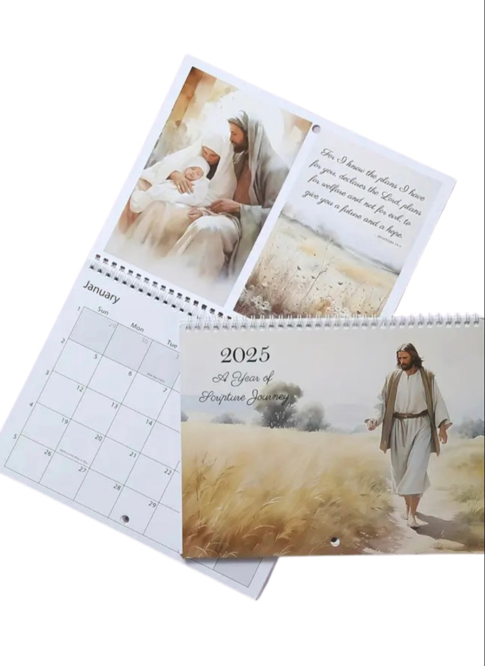 A Year Of Scripture Jesus 2025 Calendar